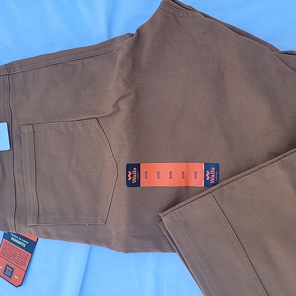 Walls Ditchdigger Work Pants. RUST. Doubleknee, heavy Duty flex fabric, cell pkt - Picture 5 of 9